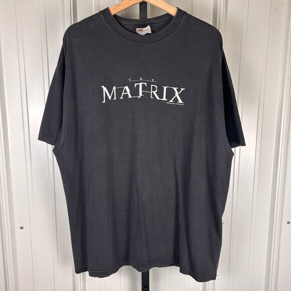The Matrix 1999 Warner Bros Official Movie Promo Vintage XL Shirt - Picture 1 of 4